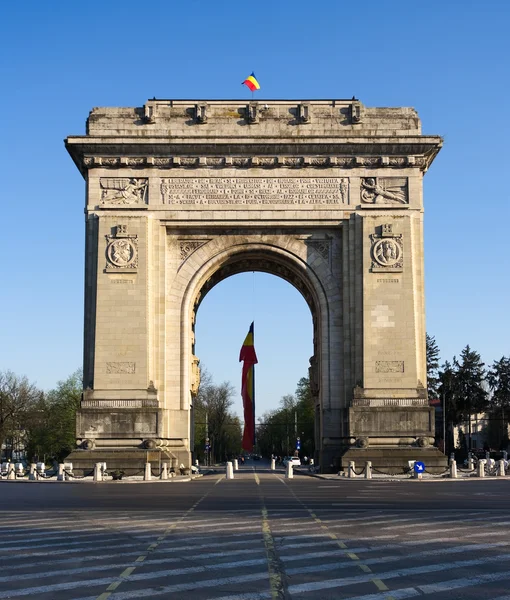 Triumph Arch a Bucarest, Romania — Foto Stock