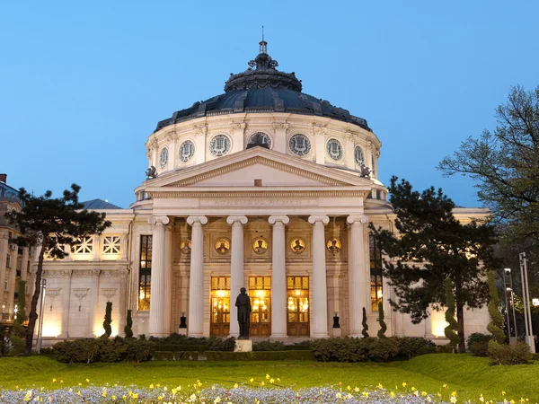 Romanian Athenaeum Bucarest, Rumunia — Zdjęcie stockowe