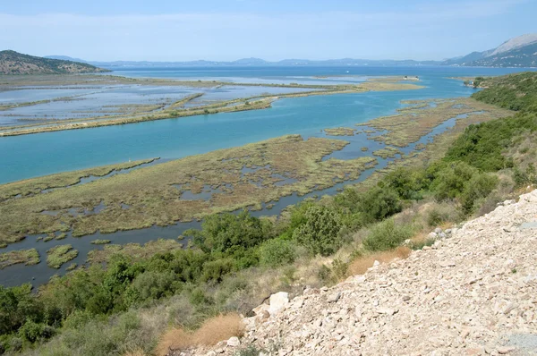 Lake Of National Park Of Butrint, Albania — Stock Photo, Image