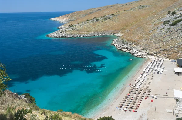 Joniska kusten i Albanien — Stockfoto