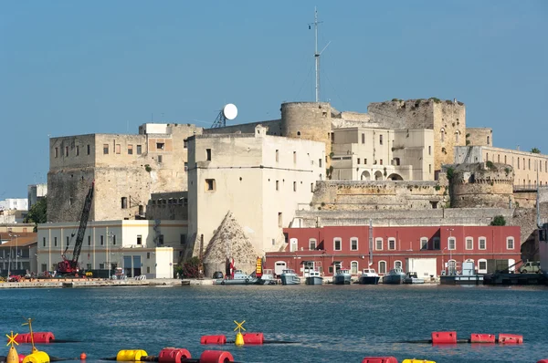 El castillo de Suabia en Brindisi — Foto de Stock