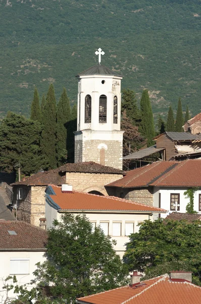 Bell Tower in oude Ohrid, Macedonië — Stockfoto