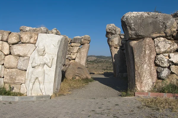 Hattusa, 히타이트 자본, 터키의 문 — 스톡 사진