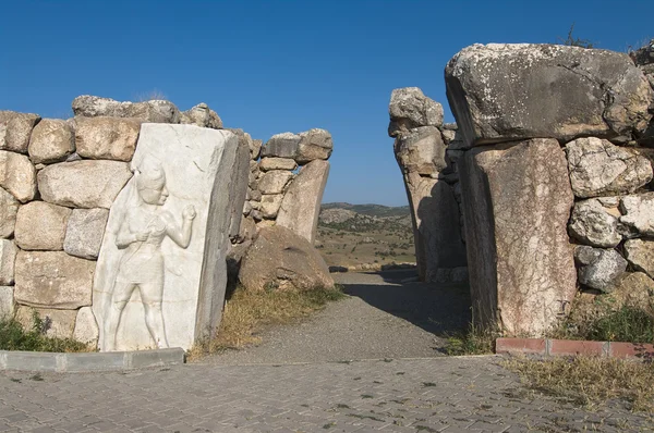Gate of Hattusa, The Hittite Capital, Turkey Stock Picture