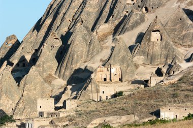 Cave Church And Rock Formation in Cappadocia, Turkey