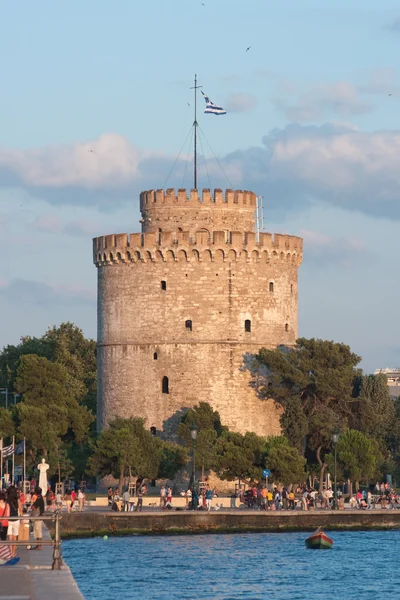 White Tower In Thessalonika — Stok fotoğraf