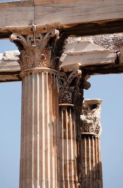 Capitals greek in Athens — Stock Photo, Image
