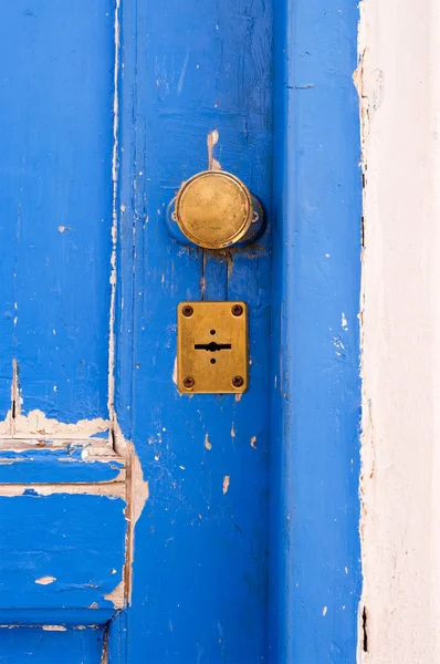 Porte bleue — Photo