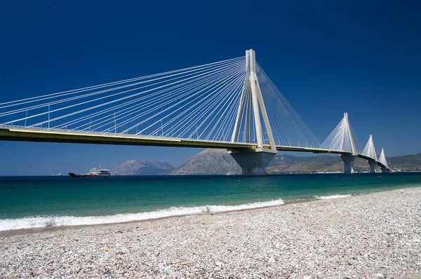 Cable stayed bridge, Greece — Stock Photo, Image