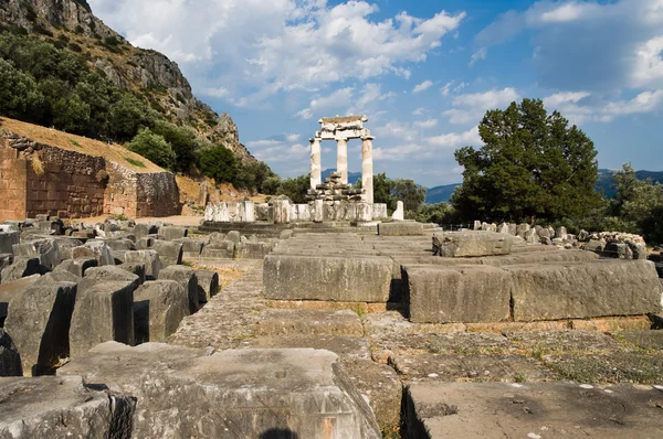 Athénin chrám v Delphi — Stock fotografie