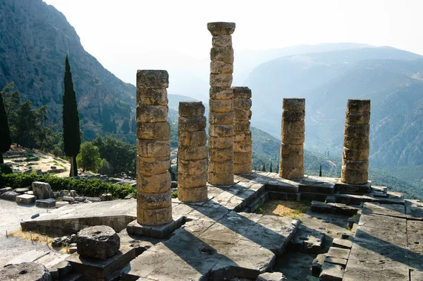 Temple of Apollo, Delfi — Stock Photo, Image