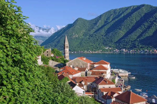 Perast dorp, Montenegro — Stockfoto