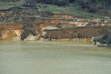 Eski batık silis kum bir katmanlı sahil 02 ile benim