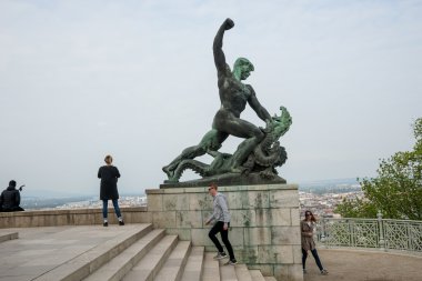 Budapeşte 03 Kalesi Gellert heykeli