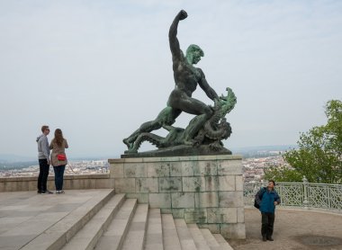 Budapeşte 04 Kalesi Gellert heykeli