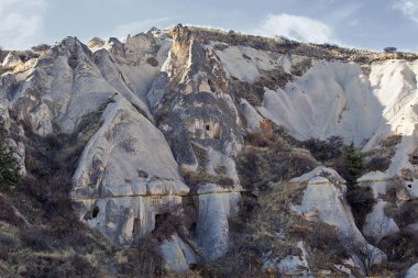 Kapadokya Türkiye 27 dağda mağaralarda