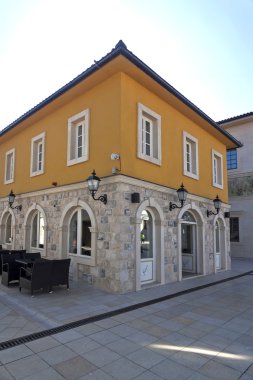 Andricgrad Visegrad kahve dükkanında 