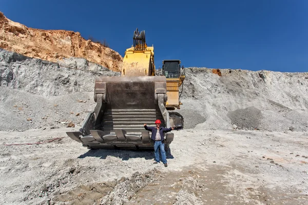 Μεγάλο εκσκαφέας στο Open pit 2 — Φωτογραφία Αρχείου