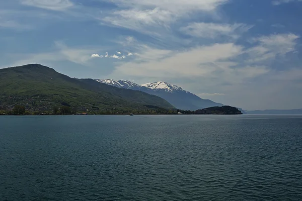 Panorama jeziora — Zdjęcie stockowe