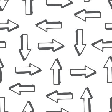 vektör seamless modeli ile okları