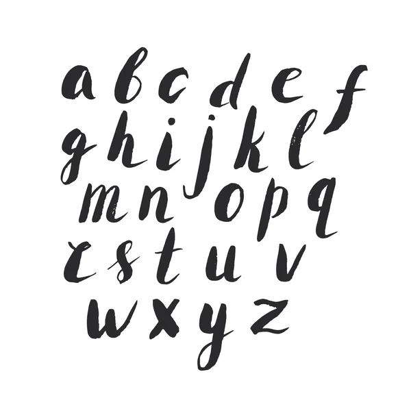 Hand getrokken Alfabetletters — Stockvector