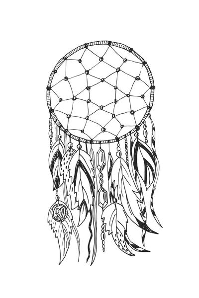 美洲印第安人传统符号捉 — 图库矢量图片