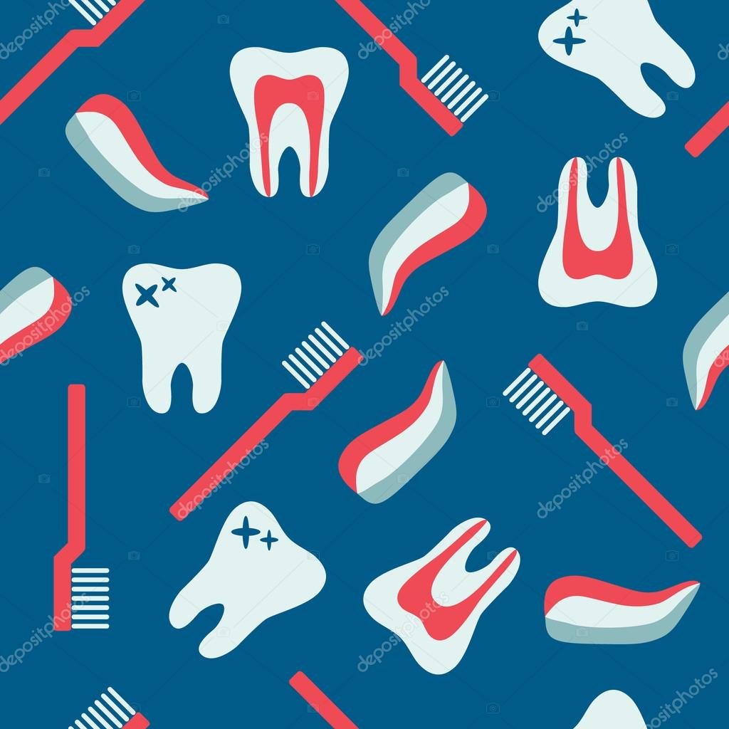 Dental seamless pattern