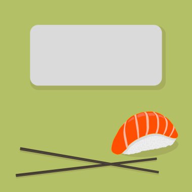 Suşi illüstrasyon ayarla