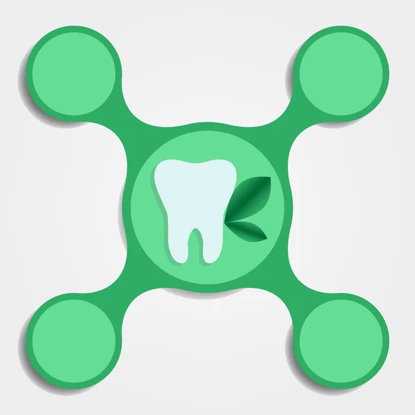 Infográficos dentários —  Vetores de Stock