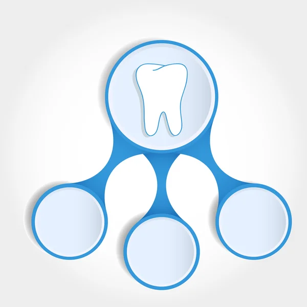 Infográficos dentários —  Vetores de Stock