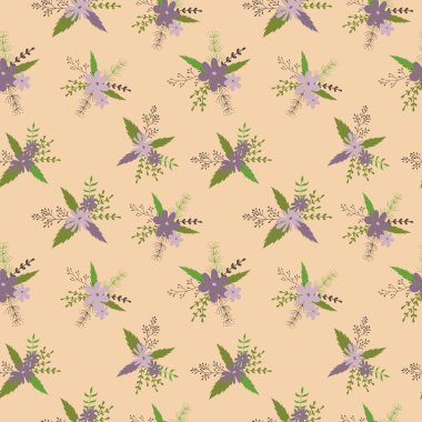 romantik çiçek desenli