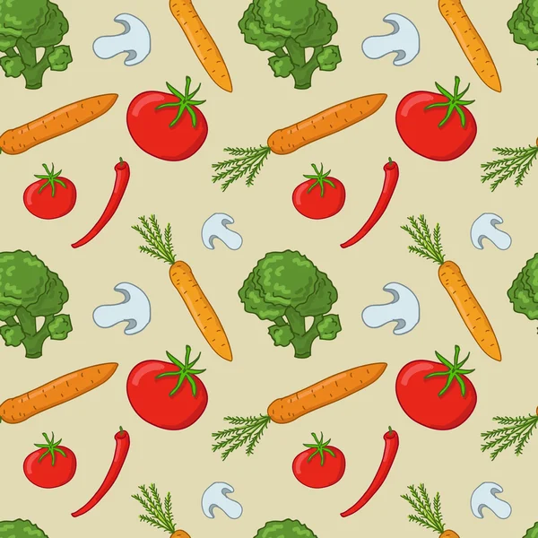 Sebzelerle kusursuz desen