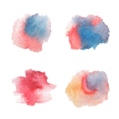 Sulu Boya renkli noktalar