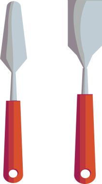 Her şey çizim için. Palet bıçağı.