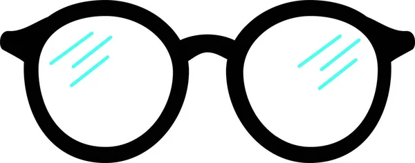 Vektorhúzás Fekete Szemüveg — Stock Vector