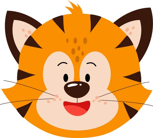 The year of the tiger. Vector illustration. Tiger. — Stock Vector