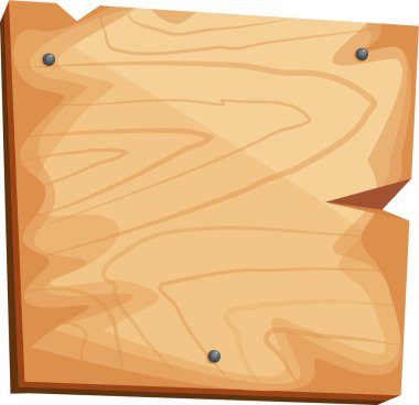 Tahta tabela. Ahşap bir tahta, boş bir tabela ya da bir işaretçi..