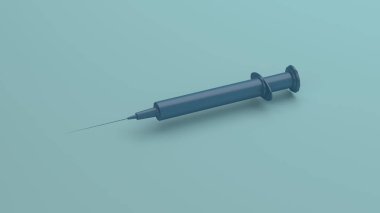 Şırıngalar. Coronavirüs için vektör. ilaç