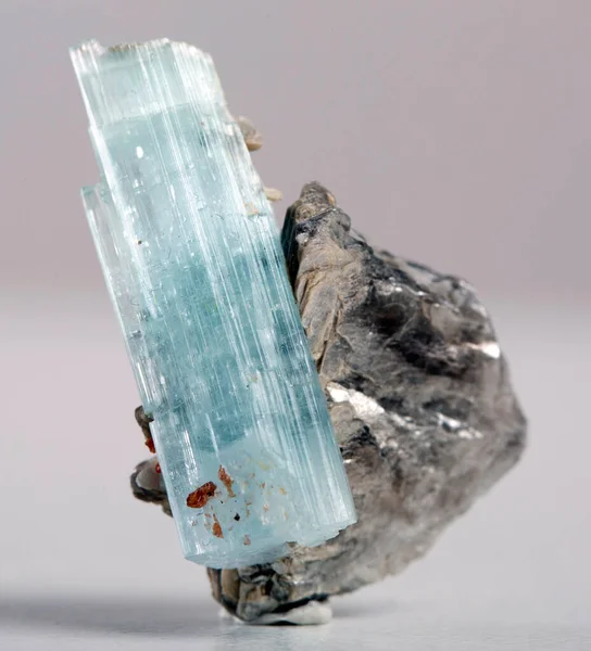 aquamarine mineral numunesi taş jeoloji taşı 