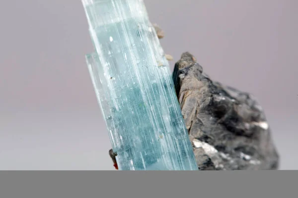 aquamarine mineral numunesi taş jeoloji taşı 