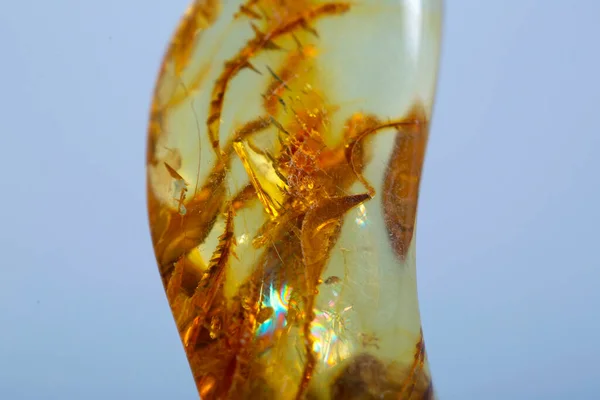 Amberkleurig Mineraal Specimen Steen — Stockfoto