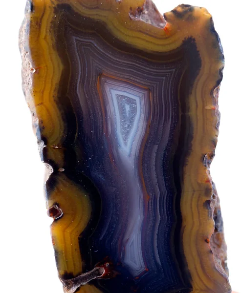 玛瑙矿样石地质宝石晶体 — 图库照片