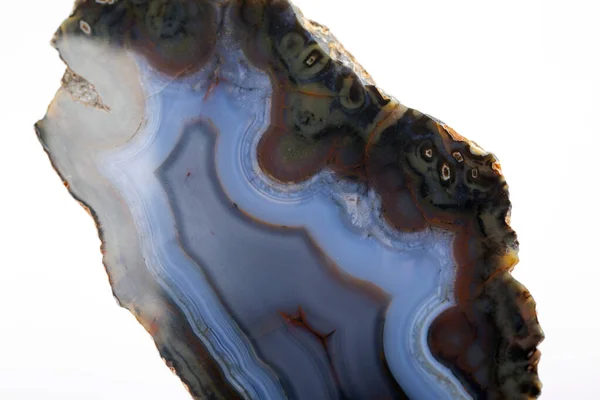 Spesimen Mineral Agate Batu Permata Geologi Kristal — Stok Foto