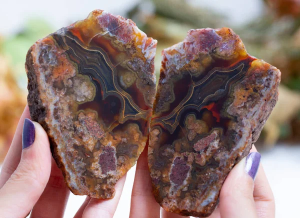 agate mineral numunesi taş jeoloji mücevheri kristali