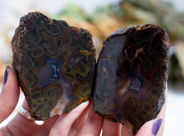 agate mineral numunesi taş jeoloji mücevheri kristali