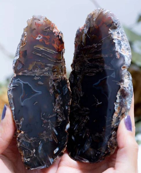 agate mineral numunesi taş jeoloji mücevheri kristali