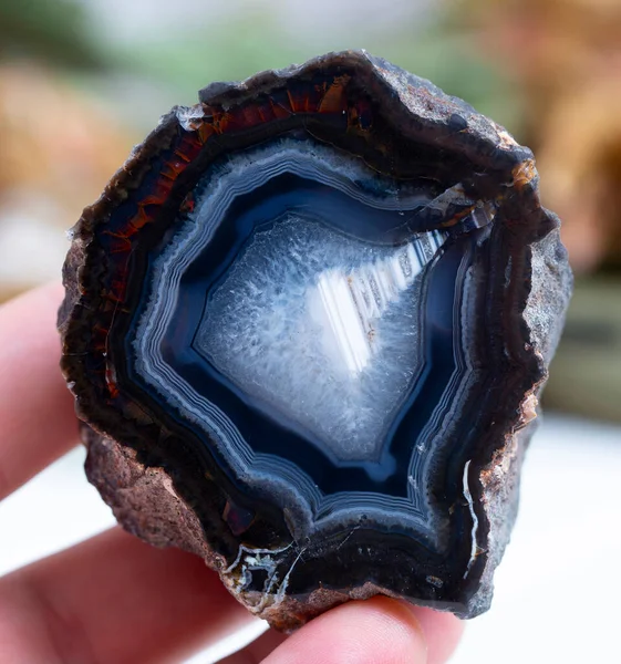 agate mineral numunesi taş jeoloji mücevheri kristali