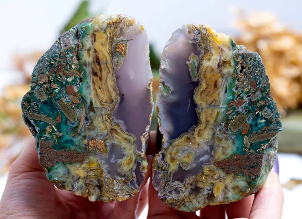 agate mineral numunesi taş jeoloji mücevheri kristali