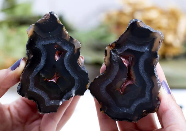 agate mineral numunesi taş jeoloji mücevheri kristali