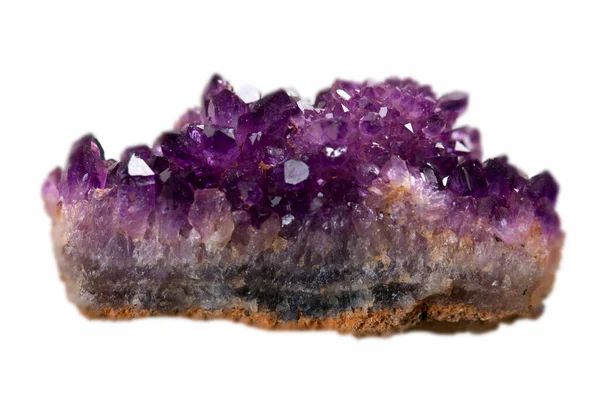 Amethist Specimen Minerale Steen Edelsteen Geologie Rots Kwarts Paars — Stockfoto